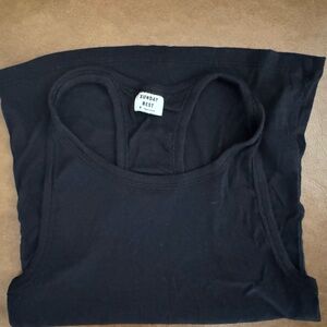Sunday Best Classic Black Tank Top